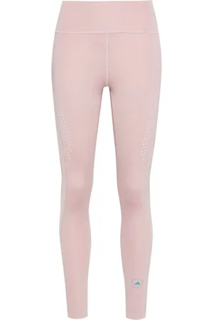 adidas Perforierte Leggings mit Logo-Print