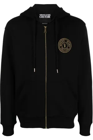 VERSACE Hoodie mit Logo-Stickerei
