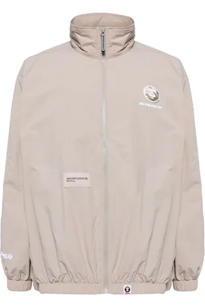 A Bathing Ape Jacke mit Logo-Applikation