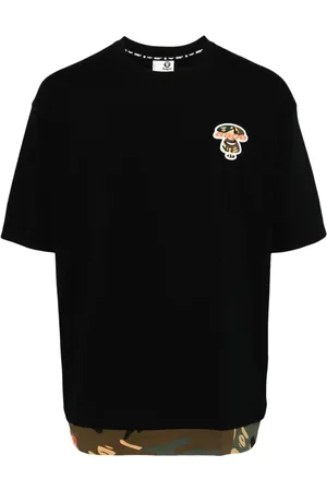 A Bathing Ape T-Shirt mit Logo-Applikation