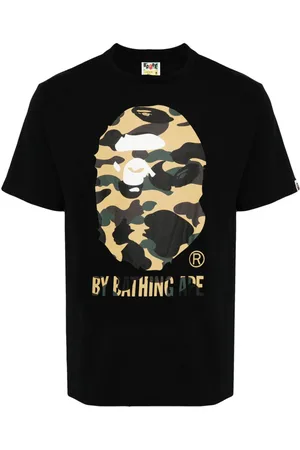 A Bathing Ape T-Shirt mit Camo Big Ape-Print
