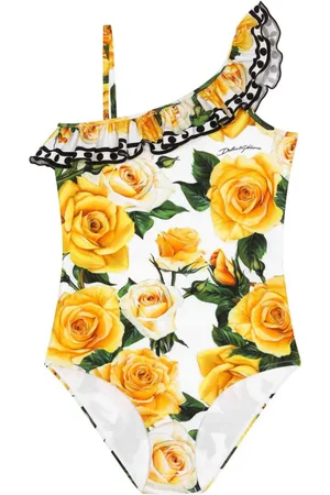 Dolce & Gabbana Badeanzug mit Rosen-Print