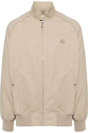 Izzue Gabardine-Bomberjacke mit Logo-Stickerei