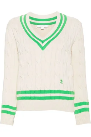 Sporty & Rich Pullover mit Zopfmuster