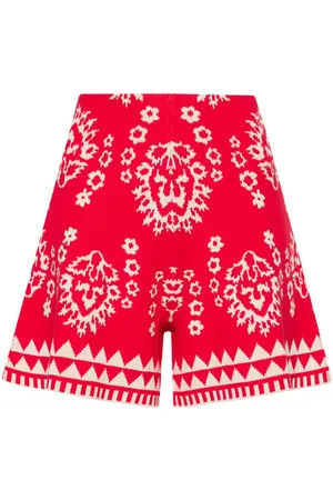 Liu Jo Gestrickte Intarsien-Shorts
