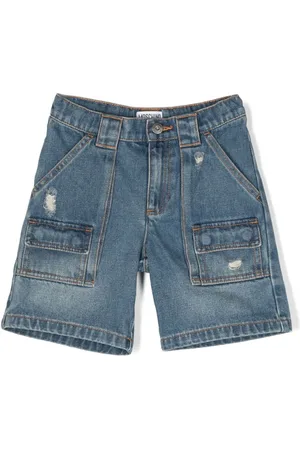 Moschino Jeans-Shorts im Distressed-Look