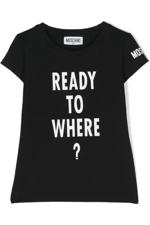 Moschino T-Shirt mit Slogan-Print