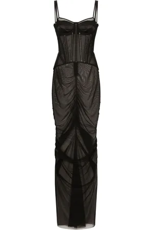 Dolce & Gabbana Semi-transparentes Bustierkleid
