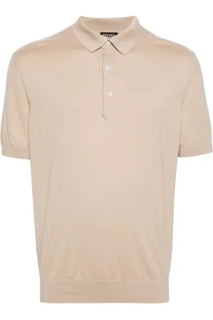 Ermenegildo Zegna Fein gestricktes Poloshirt