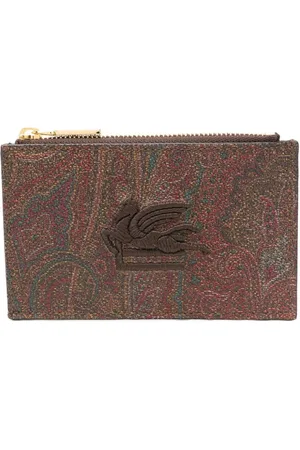 Etro Kartenetui mit Paisley-Print