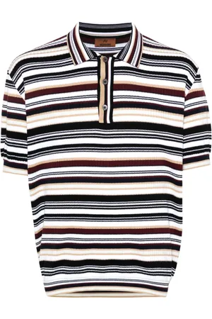 Missoni Gestricktes Poloshirt mit Streifen