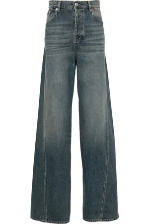 Lanvin Halbhohe Straight-Leg-Jeans