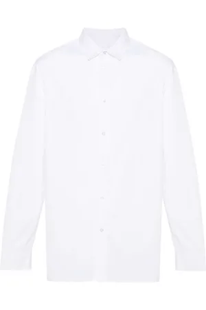 Jil Sander Popeline-Hemd mit Spreizkragen