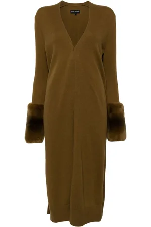 Izaak Azanei Cardigan aus Faux Fur