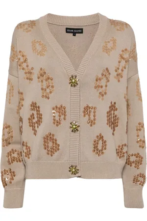 Izaak Azanei Cardigan mit Pailletten