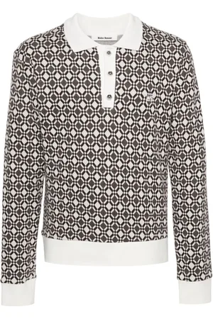 WALES BONNER Selassie Poloshirt aus Jacquard