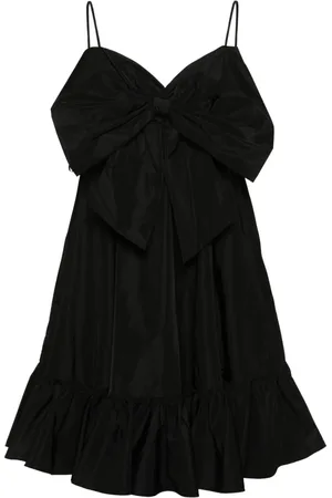 Twin-Set Taft-Minikleid mit Schleifendetail