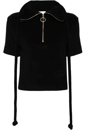 Patou Frottee-Poloshirt mit Reißverschluss