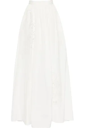 Elie saab Bestickter Maxirock aus Taft