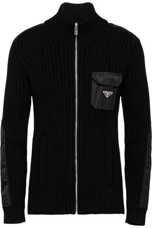 Prada Cardigan aus Kaschmir mit Triangel-Logo