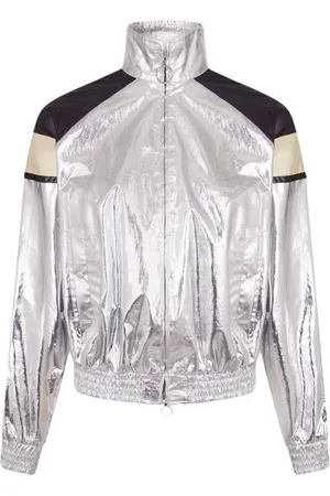 Paco rabanne Jacke mit metallischem Finish