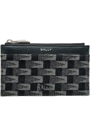 Bally Canvas-Portemonnaie mit Logo-Print