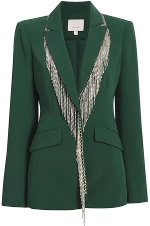 Cinq A Sept Einreihiger Cheyenne Blazer mit Fransen