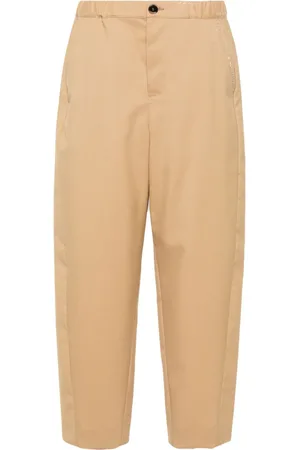 Marni Tapered-Hose mit Logo-Stickerei