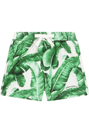 Dolce & Gabbana Shorts mit Blatt-Print