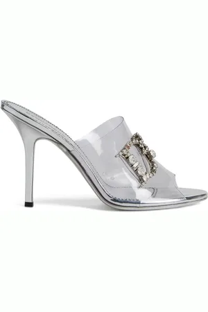 Dsquared2 Pantoletten mit Kristallen