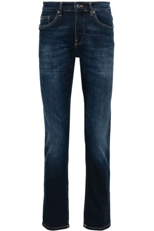 HUGO BOSS Halbhohe Slim-Fit-Jeans