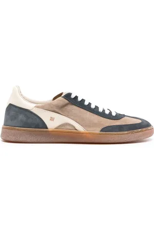 Moma Sneakers mit Wildledereinsätzen