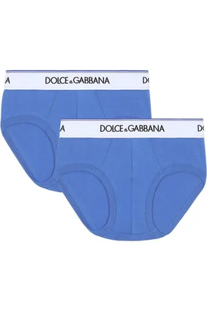 Dolce & Gabbana Set aus zwei Slips mit Logo-Bund