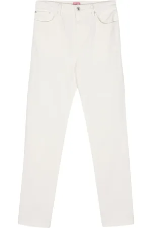 Kenzo Halbhohe Tapered-Jeans