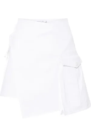 AMEN Asymmetrischer Twill-Minirock