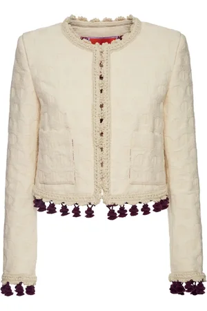 La DoubleJ Bestickte Bijoux Cropped-Jacke