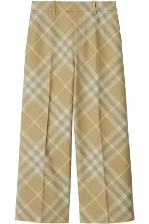 Burberry Tapered-Hose mit Check