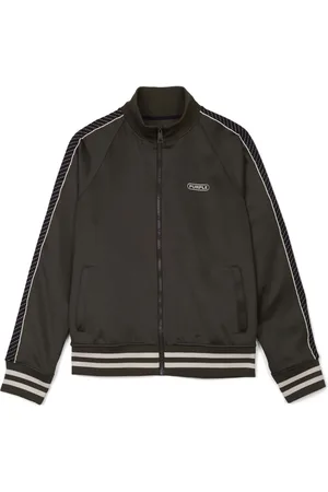 Purple Brand Leichte Jacke mit Streifen