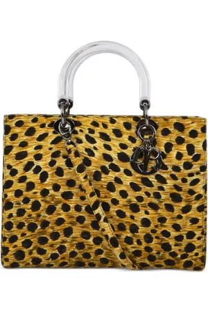 Dior 1999 pre-owned Lady Dior Shopper mit Geparden-Print