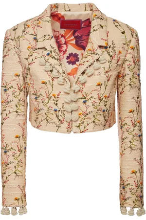 La DoubleJ Bestickte Torero Cropped-Jacke