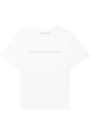 Stella McCartney T-Shirt mit Kristallen
