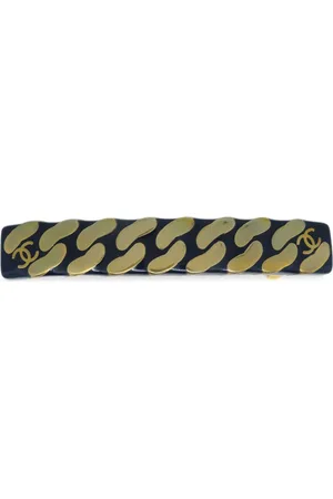 CHANEL 1997 Haarspange mit CC-Print