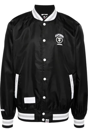 A Bathing Ape Bomberjacke mit gestreiftem Detail