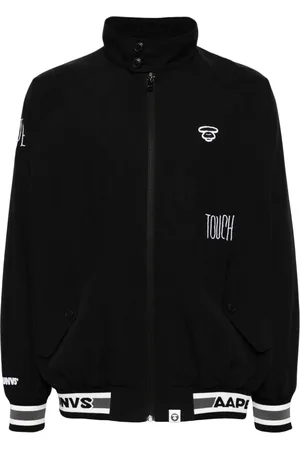 A Bathing Ape Bomberjacke mit Logo-Applikation