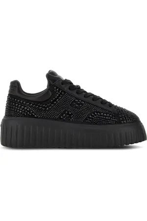 Hogan H-Stripe Sneakers mit Strass