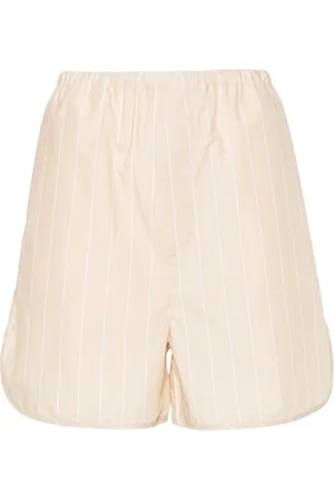 Filippa K Gestreifte Shorts aus Bio-Baumwolle