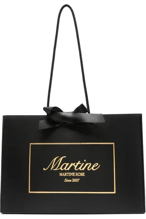 MARTINE ROSE Shopper mit Logo-Prägung