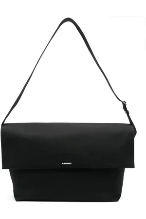 Jil Sander Schultertasche mit Logo-Print