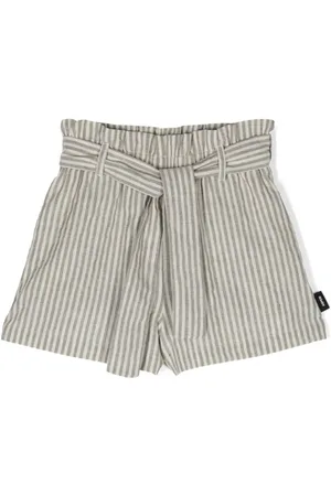 Aspesi Gestreifte High-Waist-Shorts