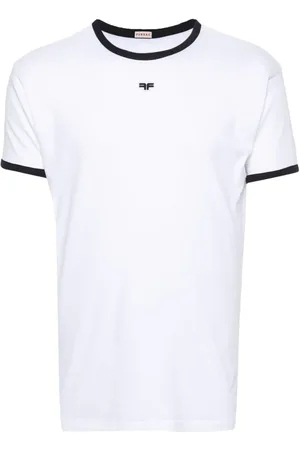 Fursac T-Shirt mit Logo-Applikation